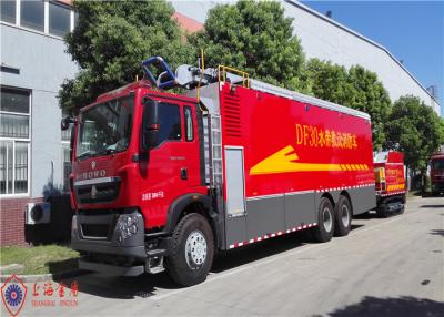 China Velocidad remota máxima 2,5 de la contracción del carrete de la manguera del coche de bomberos del sistema de abastecimiento del agua del poder 294kw - 3M/S en venta