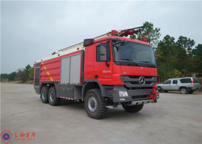 China Benz Chassis 6x6 drive Airport Rapid Intervention Vehicle with Six Seats for sale