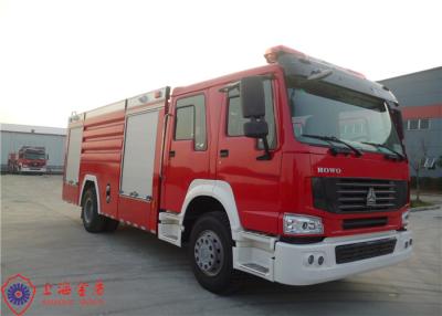 China HOWO Chassis 4x2 Drive Commercial Custom Fire Trucks with Large Space Cab 6 Seats for sale