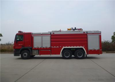 中国 商業運転する265KW 6x4は水および泡のタンカーの普通消防車を普通消防車 販売のため