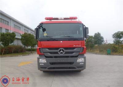 China 6x4 Drive Six Seats Mercedes-benz Chassis Foam Firefighting Vehicle 90L/s Flow for sale