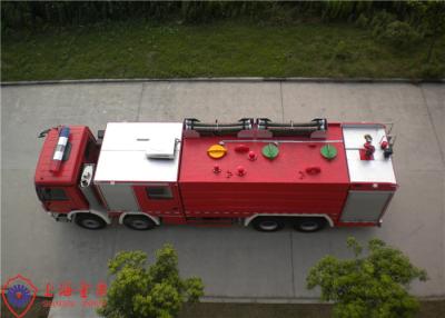 China Rotatable Structure Cab Water Tanker Fire Truck With Direct Injection Diesel Engine for sale
