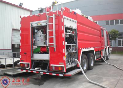 China Actros 4160 8x4 Drive Heavy Duty Foam Fire Truck with Remote Control Fire Monitor for sale