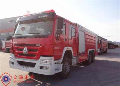 China 6x4 Drive Six Seats Manual Transmission Foam Tender Fire Fighting Vehicles for sale