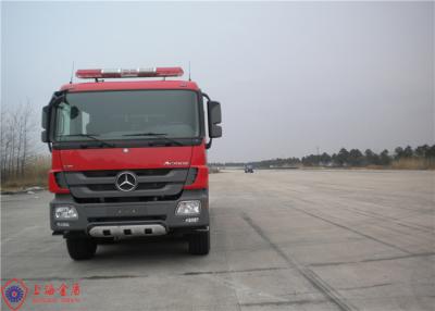 China Mercedes 8X4 Drive Six Seats Commercial Foam Firefighting Truck Huge Capacity for sale