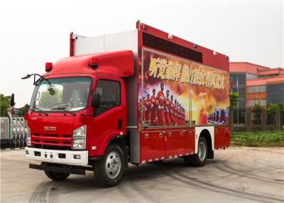 China Veículos do comando de ISUZU Chassis Commercial Fire com dispositivo de comunicação de 13 grupos à venda