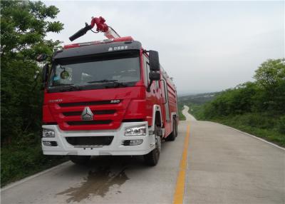 China Afmeting 10970×2480×3900mm Brandpumper Vrachtwagen, Pompstroom 100L/S Brandbestrijdingsvoertuigen Te koop