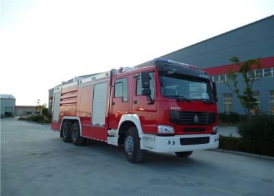 中国 多機能6x4ドライブ水は泡立ち、結合された消火のトラックを粉にする 販売のため