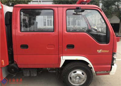 China 4x2 Drive Water Cooling Fire Service Truck Max Speed 105km/H Two Rows Cabin for sale