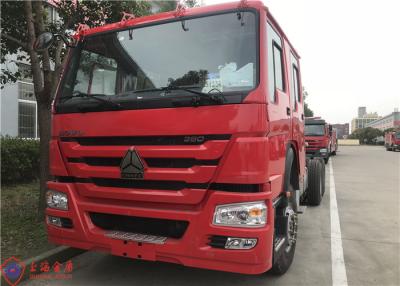 China Six Seats 276kw 27550kg Weight Six Cylinder Foam Fire Truck 6x4 Drive for sale