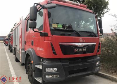 China 4x2 carro de bombeiros de escada aérea 8650 * 2450 * 3500mm de motor diesel do cilindro da movimentação 6 à venda