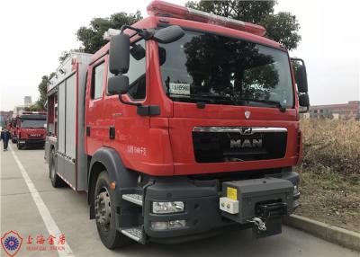 China carro de bombeiros de escada aérea de motor diesel do cilindro da movimentação 6 de 100km/h 4x2 à venda