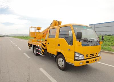 China 6475kg Weight 4x2 Drive KaiFan Aerial Work Platform Truck 18M Telescopic Boom for sale
