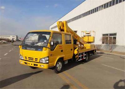 China 6475kg Whole Weight 4x2 Drive Aerial Work Platform Truck with 18M Telescopic Boom for sale