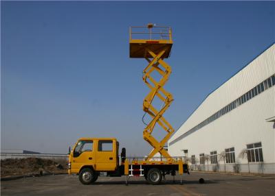 Cina altitudine montata su veicolo 0-1000m della piattaforma del camion della piattaforma di lavoro aereo del carico 200kg in vendita