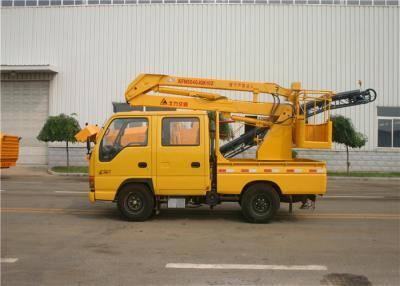 China ISUZU Chassis 3 Section KaiFan Aerial Work Platform Truck with 5 Seats for sale