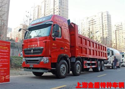 China 540 camión volquete ZZ3317V466HE1 de los caballos de fuerza 8x4 15,37 Ton Sinotruk Howo T7H en venta