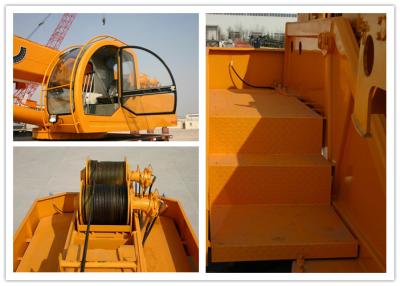 China 2500r / Min 25000kg Lifting Weight Hydraulic Truck Bed Crane with Moon Shap Cabin for sale