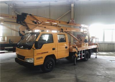 China 28M Composite Boom Aerial Work Platform Truck With 3 And 1 Section Telescopic Boom for sale