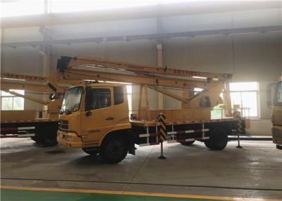 China Movimentação de carregamento avaliado do chassi 4x2 de Dongfong do caminhão da plataforma de trabalho 200kg aéreo à venda