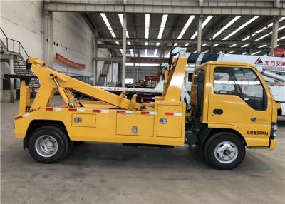 China 5 Speed Forward With 1 Reverse 4x2 Drive Tow Truck Wrecker 21m Wire Rope for sale