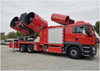 China Super-large Smoke Exhaust and Dust Removal Fire Fighting Truck 6*4 Drive 28 Tons for sale
