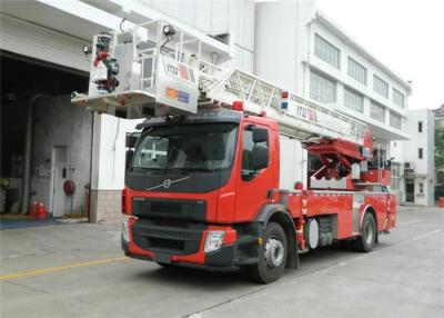 China 32 Meters Telescopic Boom 90km/H Aerial Ladder Fire Truck H-shape Outrigger for sale