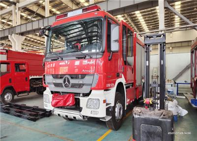 Chine Six colonnes droites 2400r/Min Fire Pumper Truck de cylindre à vendre