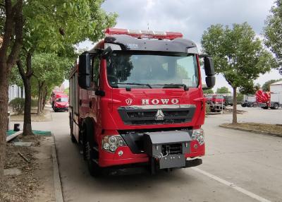 China 213KW 8 Ton Water and Foam Tender Fire Truck with Front Rescue Tow Hook for sale