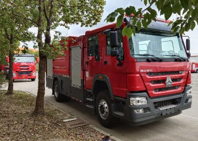 China 4×2 Drive Manul Control Fire Pump Foam Fire Truck with 10000kg Water 2000kg Foam for sale