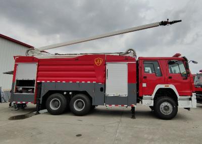 China 6x4 Drive 32 Meters Water Tower Fire Fighting Vehicle For High Building Rescue for sale