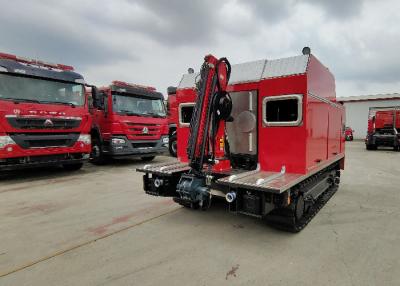 China Water Intake Crawler Tracking Tanker Fire Truck for sale