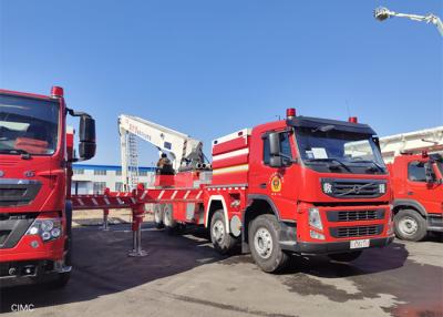 China camión de escalera aérea total lleno 42600kg, vehículos de lucha contra el fuego del estilo de M Cab H en venta
