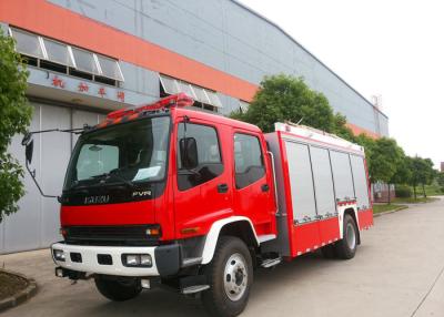 China 4x2 Drive Six Seats Isuzu Chassis Foam Firefighting Truck Vehicle Pump 60L/s for sale