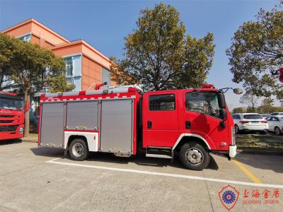 China Flexible Mini Size 4x2 Drive Water Tanker Fire Truck With 3500 Liters Water for sale