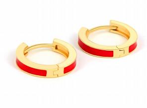 China Custom fashion 18k gold 925 sterling silver minimal huggie hoop gold plated studs fine trendy jewelry clip on earrings for sale