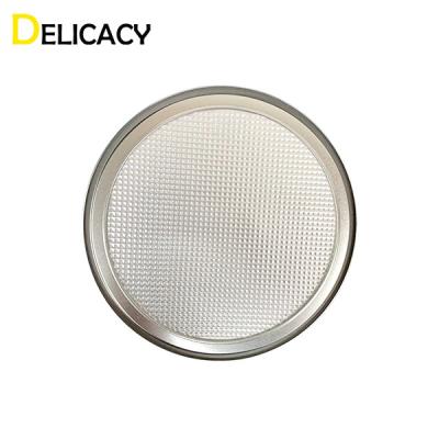 China Tinplate Packing Metal Can Lids , Easy Peel Off End For Food Milk Powder Tin Can for sale
