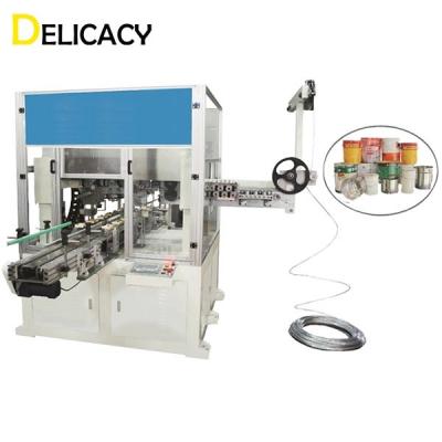 China Automatic Steel Metal Packaging Maker Tin Barrel Wire Handle Machine For Chemical Pail Can Making Line for sale