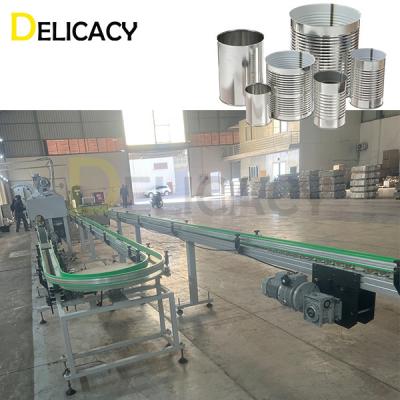 China Máquina de fabricação de latas de estanho racionalizada 380V Linha de transportador de latas de estanho à venda