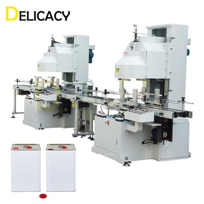 China High Precision Automatic Seaming Machine For 18L Square Tin Cans Making Machine for sale