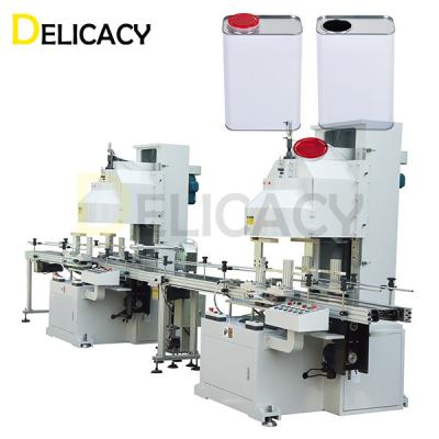 China 2.2KW 1L Square Tin Can Seaming Machine Customized Color for sale