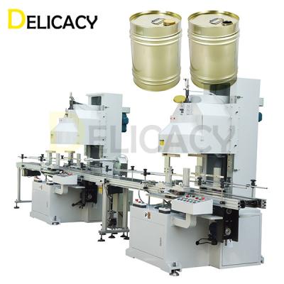 Chine 1L Square Tin Can Automatic Bottom Seaming Machine Precision In Production à vendre