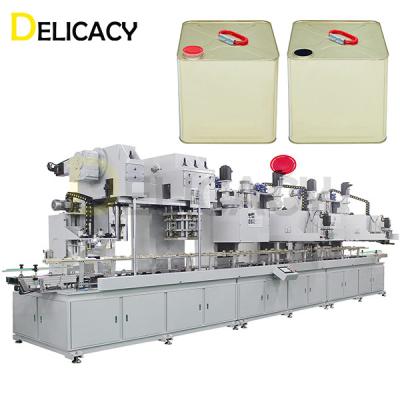 Chine Automatic 10L Rectangle Tin Can Making Machine 40CPM High Speed à vendre