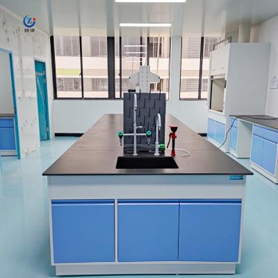 China 2 prateleiras Mobiliário de laboratório hospitalar para pesquisa médica com 4 rodas à venda