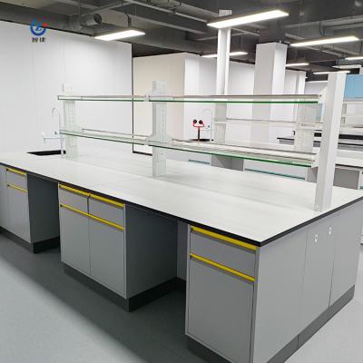 China 2 prateleiras Mesas de laboratório Bancos de trabalho com capacidade de carga de 200-250 kg para laboratórios educacionais à venda