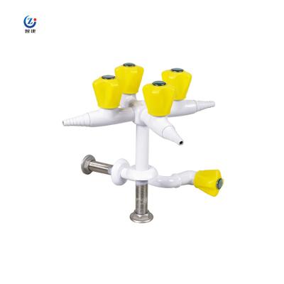 China Manual Laboratory Gas Taps Anti Alkali Cock Valve Leak Detection System for sale