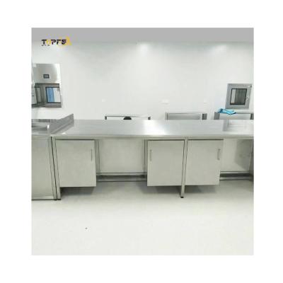 China Firm Structure Lab Work Benches , Anti Alkali Stainless Lab Bench Table for sale