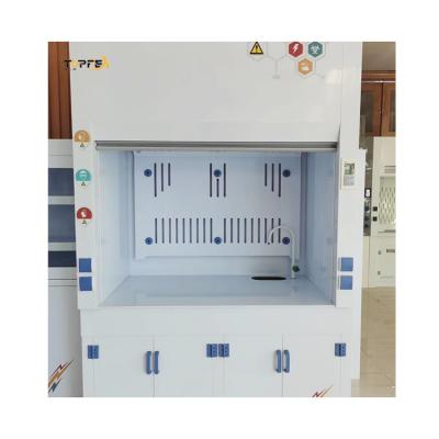 China Estrutura integrada de armário de ventilação de laboratório com capuz de fumaça PP à prova de alcalinos à venda
