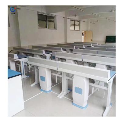 China Acid Resistant Chemistry Lab Furniture Workstation Table Polishing for sale
