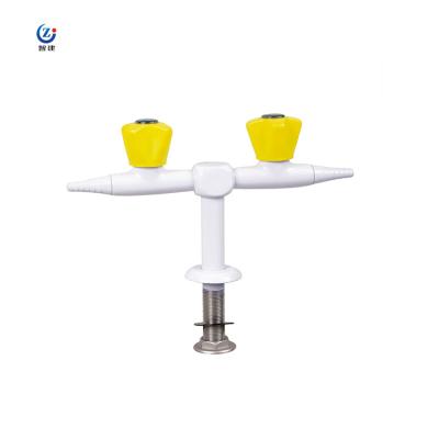China Yellow Laboratory Gas Taps , Lab Furniture Accessories Rust Resistant Valve for sale